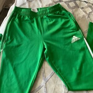 Adidas Kids Green Track Pants